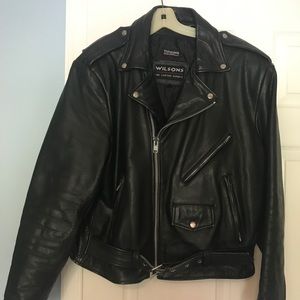 Wilson’s thinsulate leather motorcycle jacket